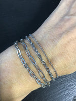 Stainless steel bracelet, gift for him, gift for her, bracelet set