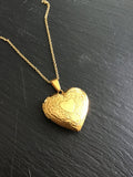 Gold Heart locket, personalize your chain, photo locket, gift for her, add your photo