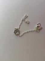 Paw Print Bracelet, pet lover gift, ankle bracelet, anklet,