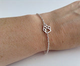 Paw Print Bracelet, pet lover gift, ankle bracelet, anklet,