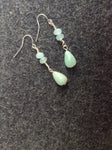 Aquamarine Earrings, Amazonite and Aquamarine Earrings, march birthstone,