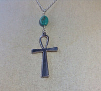 Ankh Necklace and Turqouise Necklace