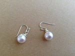 Rose Gold pearl Earrings, Silver Earrings, Pearl Earrings, Bridesmaids Earrings,