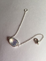 Crystal Opalite and silver Bracelet, Opalite Bracelet, Opalite Jewelry, Mothers Day