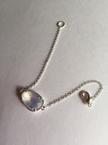 Crystal Opalite and silver Bracelet, Opalite Bracelet, Opalite Jewelry, Mothers Day