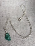 Raw crystal druzy jewelry, Druzy Necklace, raw stone Turquoise Druzy, Drusy, Graduation Gift, For Her, Boho Jewelry
