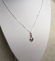 Infinite Love Necklace Polyamory Jewelry, infinite love jewelry, heart knot infinity symbol