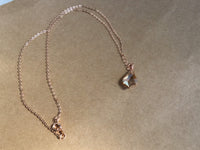 Rose Gold Crystal Necklaces, crystal drop necklaces,