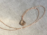 Rose Gold Crystal Necklaces, crystal drop necklaces,