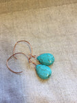 Turquoise earrings,